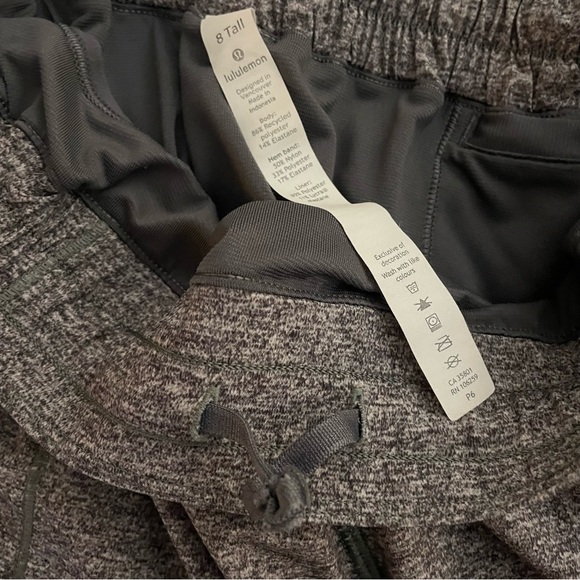 Lululemon Hotty Hot Short 4”, 8 Tall, grey - Picture 4 of 4